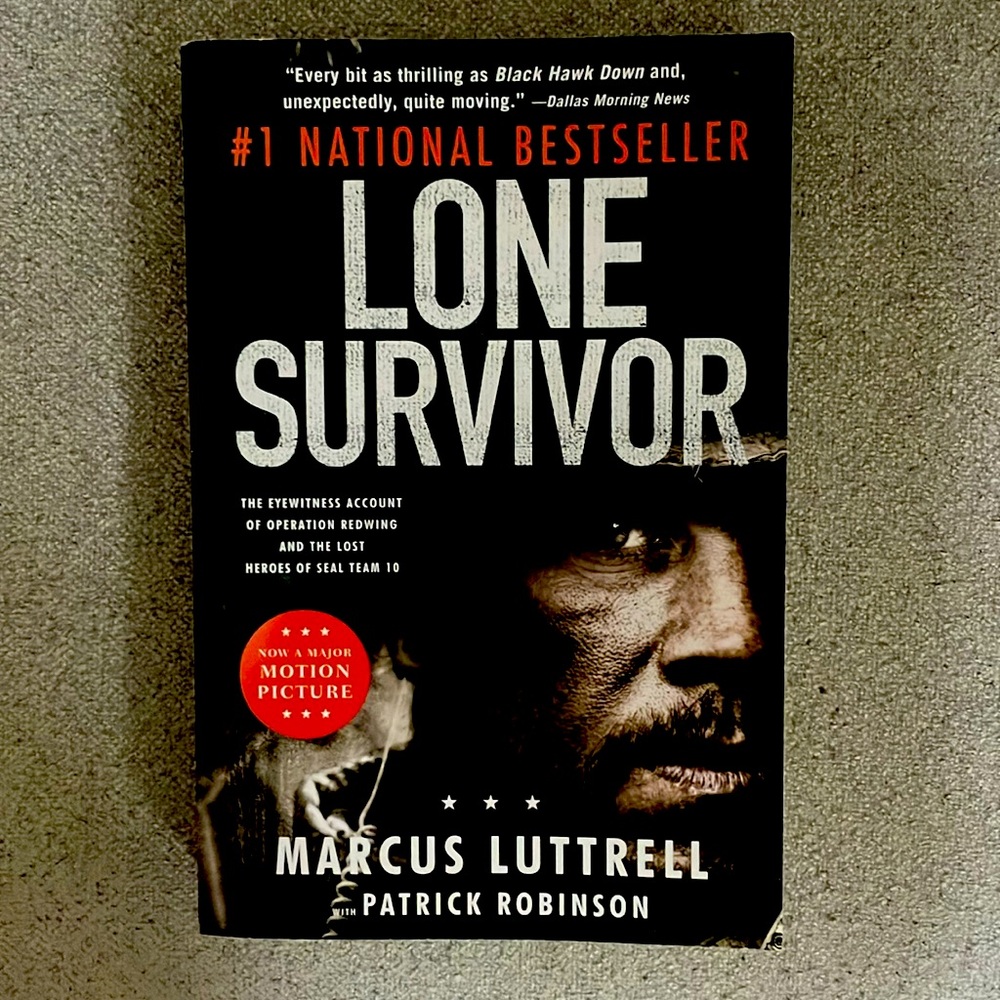 Lone Survivor Book by Marcus Luttrell